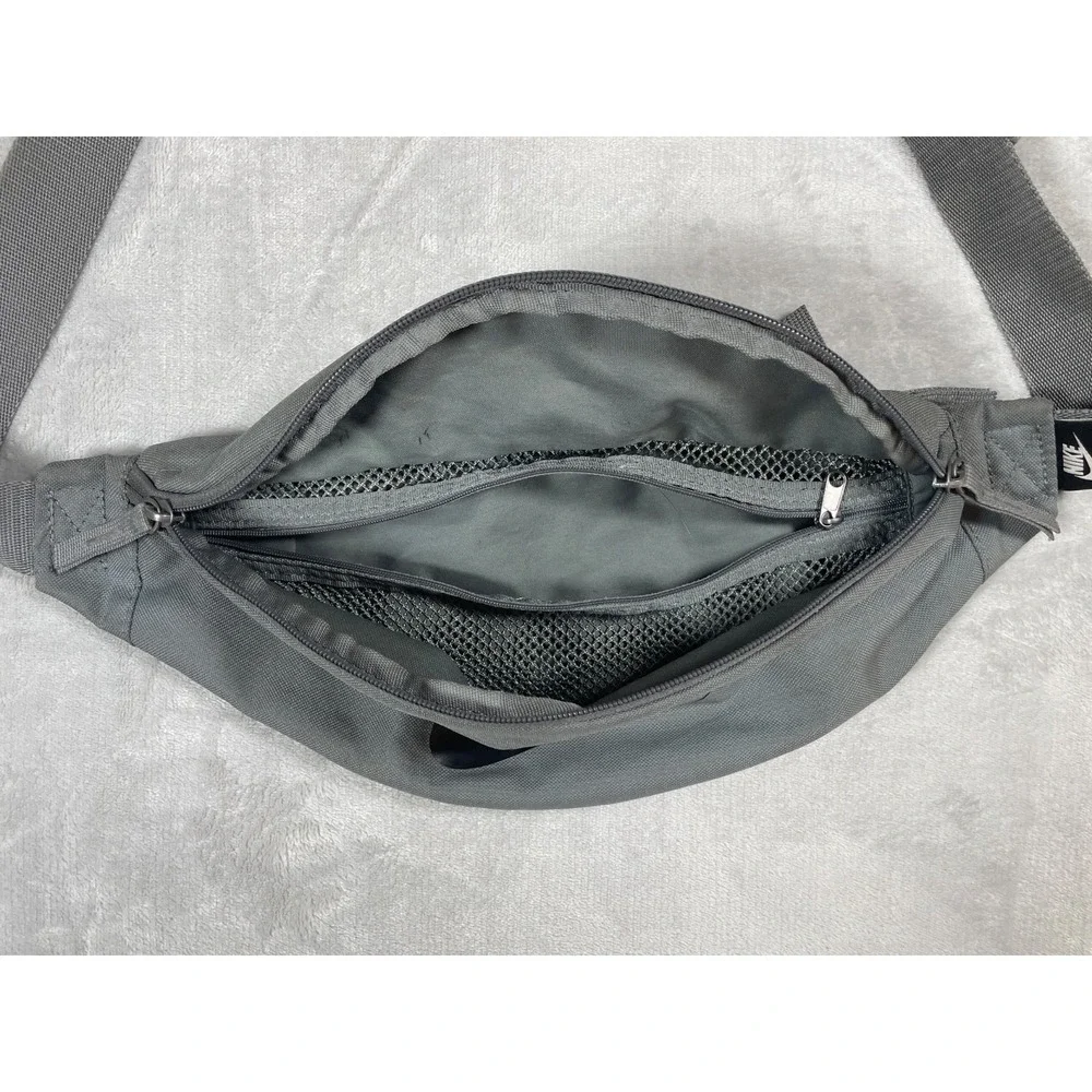 Nike Sportswear Fanny Pack Gray Waist Bag Crossbody Sling Festival Travel
